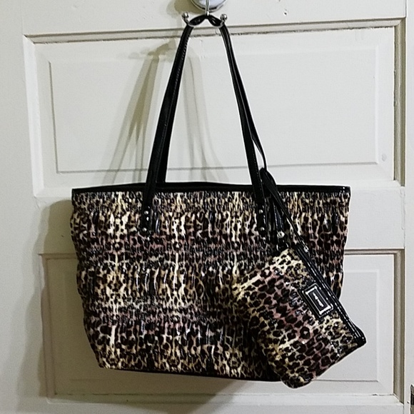 Nine West Handbags - Nine West Cheetah Print Tote Purse Combo